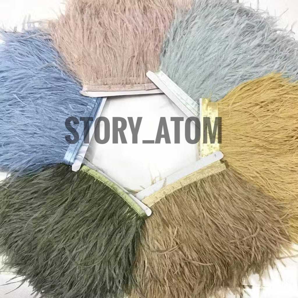 CUCI GUDANG - BULU OSTRICH/BULU BAJU/BULU BAJU/ OSTRICH FEATHER/RENDA OSTRICH