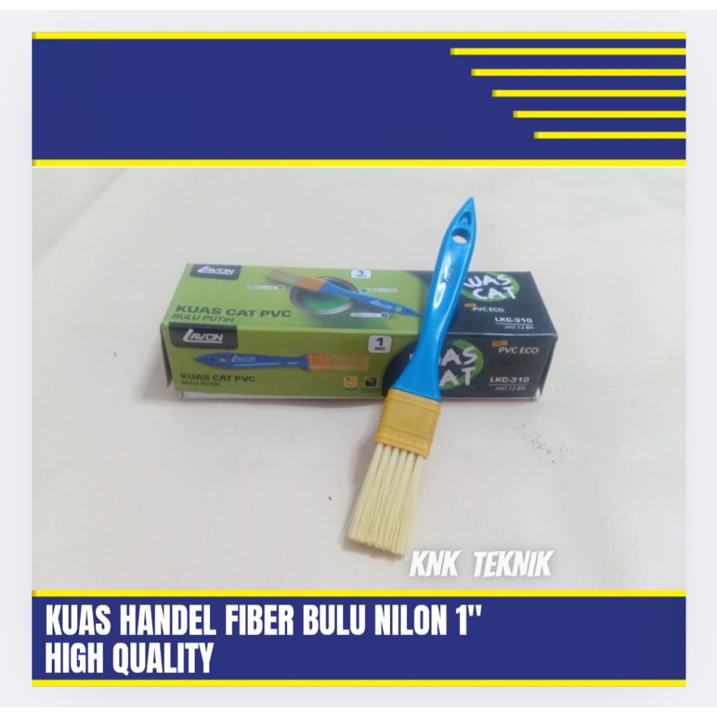 

Kuas Cat Handel Pvc Bulu Nilon 1" Lavon