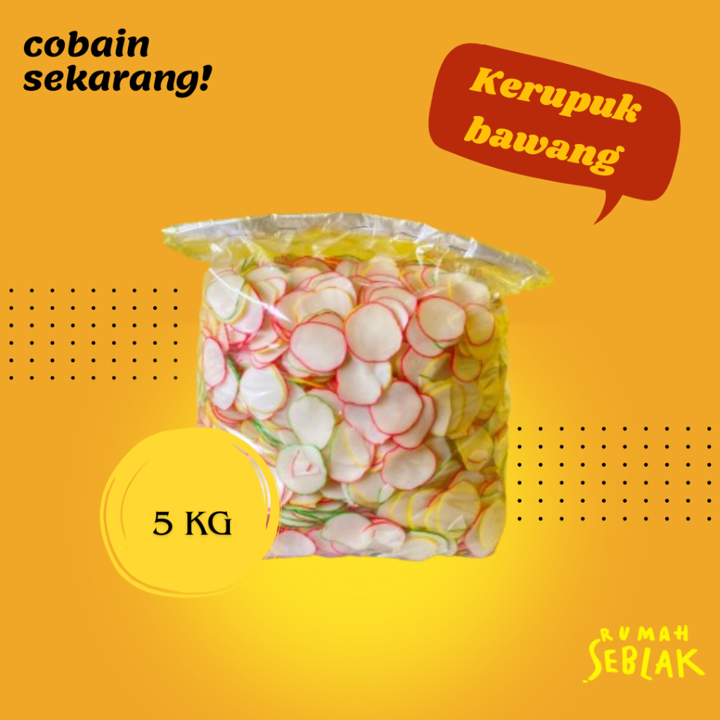 

Kerupuk bawang Topping kering untuk seblak