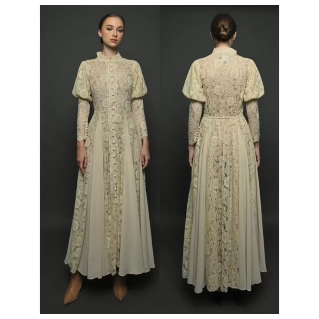 Preloved Kirana dress Barli asmara Original/ dress pesta/ dress vintage/ baju muslim lebaran/ gaun p