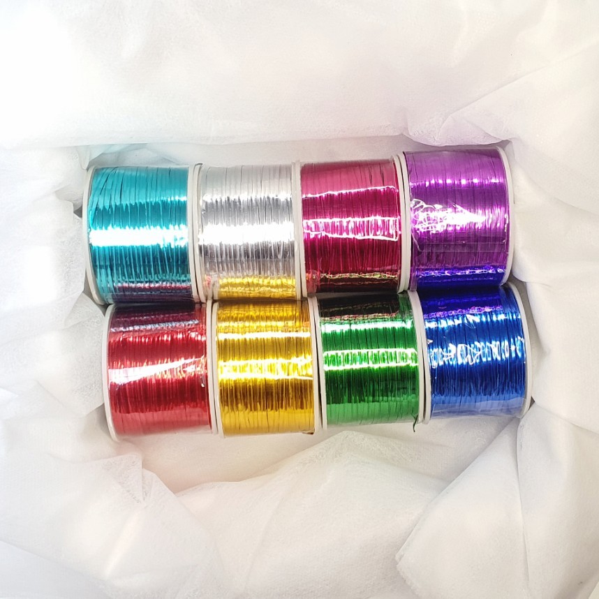 

SATUAN Twist Tie ROLL 45yards 45 Yard Kawat Twisttie Twistie Souvenir Pita Lolipop Bingkisan Roti Pengikat Ulang Tahun Kado Hadiah Gift Warna Color Colourful Ketrampilan Craft Crafting Bungkus Sealed High Quality Grosir Prakarya Malang
