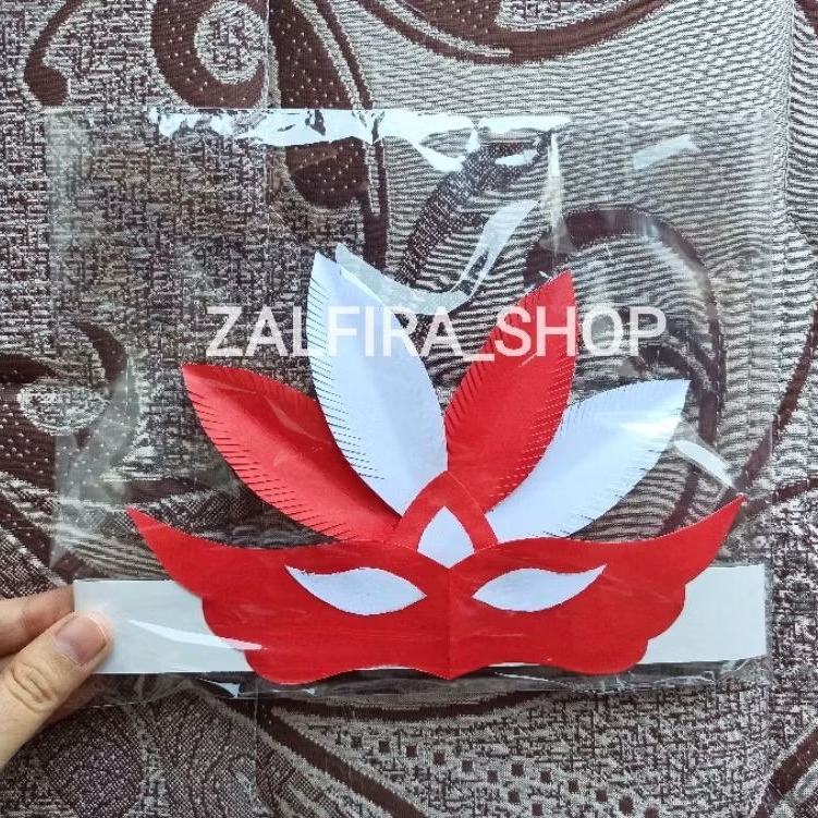 Hiasan Kepala Merah Putih/Mahkota karnaval Agustusan