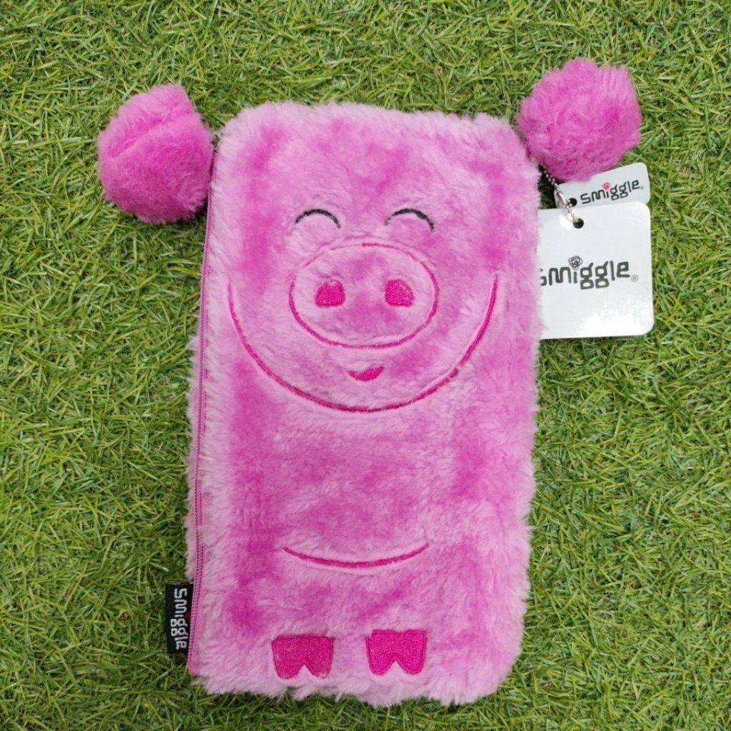 

Dompet Tempat Pensil Pencil Case Furry Animal Pinky Piglet Original Smiggle - hadiah ulang tahun