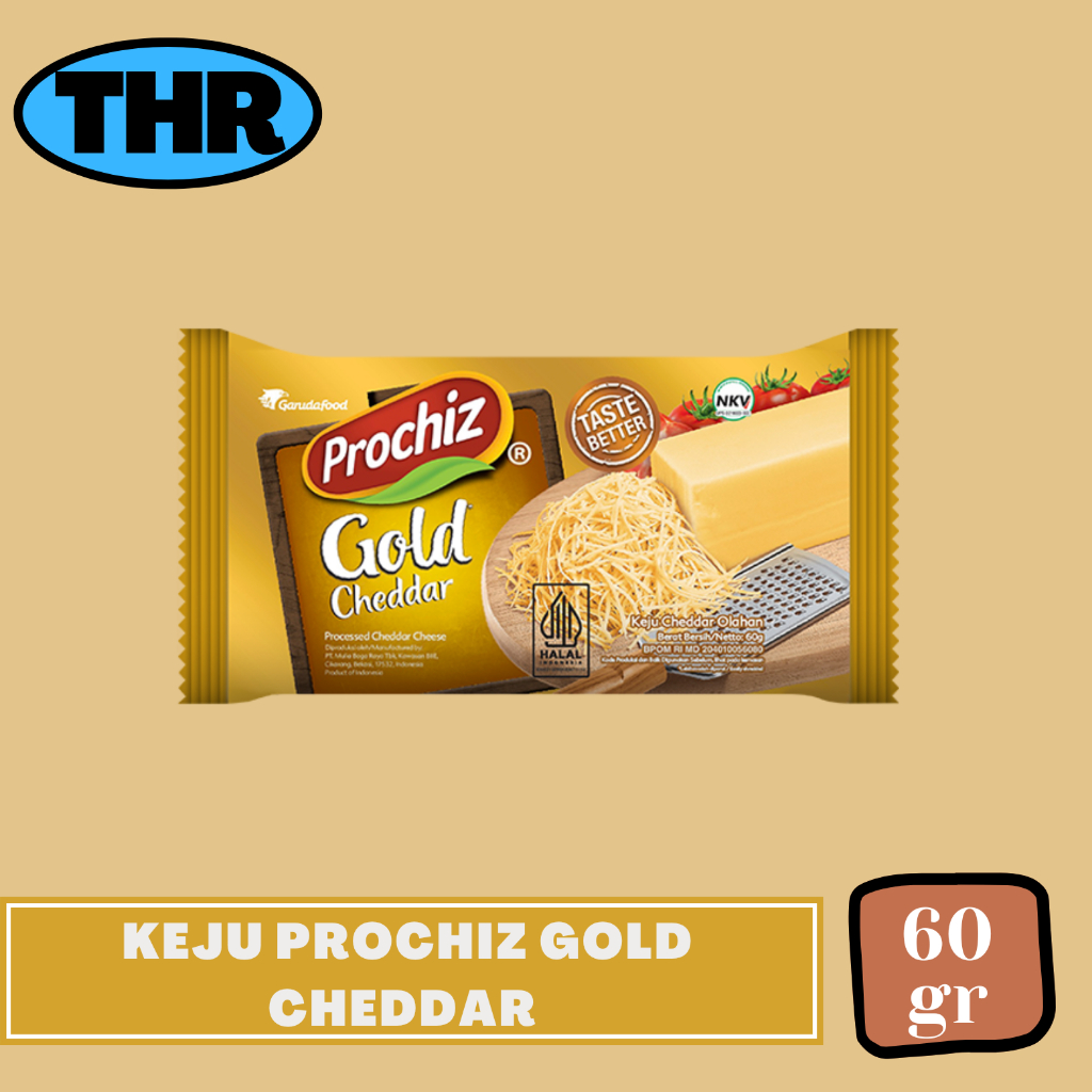 

Keju Prochiz Gold Cheddar 60gr