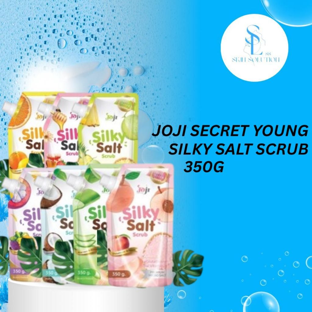 JOJI Secret Young Silky Salt Scrub Whitening 350g / Salt Scrub / Scrub Garam / Peel Scrub / Peel Tub
