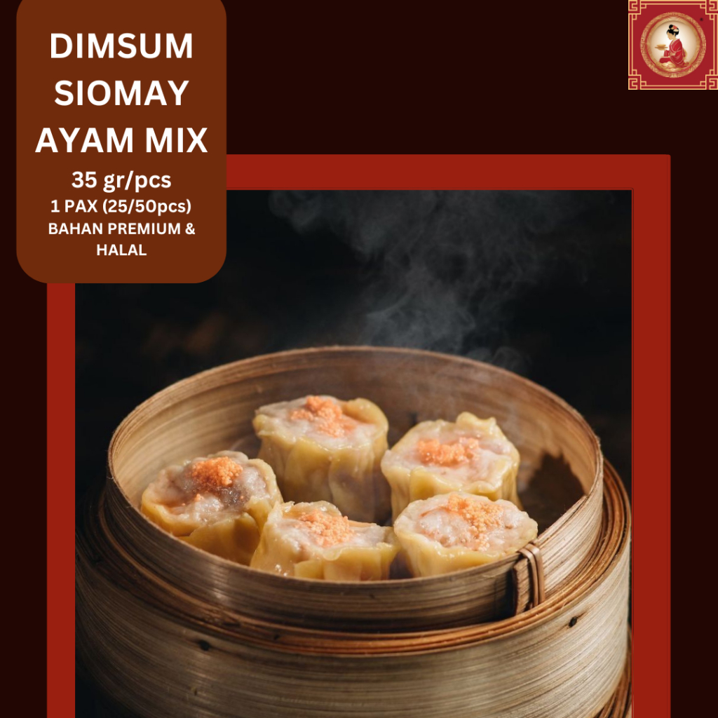 

Dimsum Siomay Ayam Mix | Frozen Food | Isi 25 pcs / 50 pcs | Premium Quality | Halal
