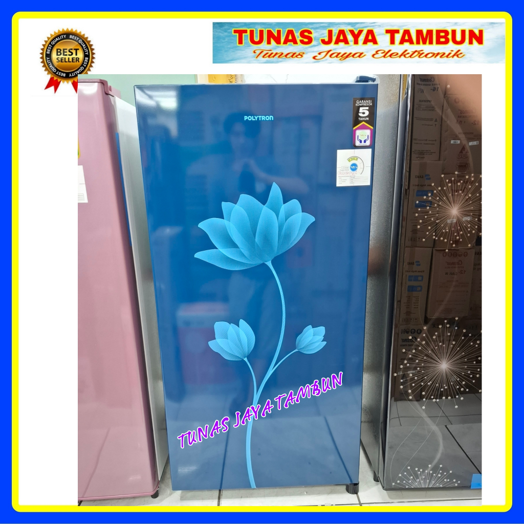 KULKAS POLYTRON PRB 179 R / KULKAS POLYTRON 1 PINTU 170 LITER / KULKAS POLYTRON PRB 179 B