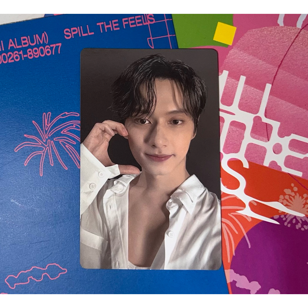 Photocard jun seventeen pob spill the feels weverse