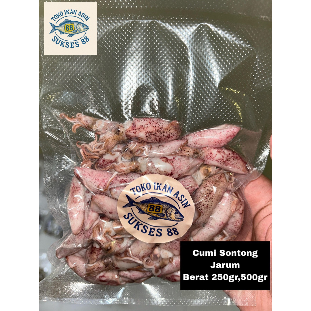 

Cumi Sotong Rebus 250gr / 500gr | Cumi Siap Masak Vakum Pack Premium