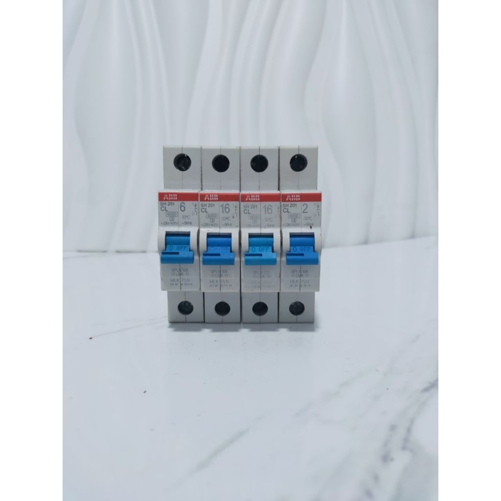 MCB PLN ABB teype sh201 CL2 CL4 CL6 CL10 CL16 CL20 original second