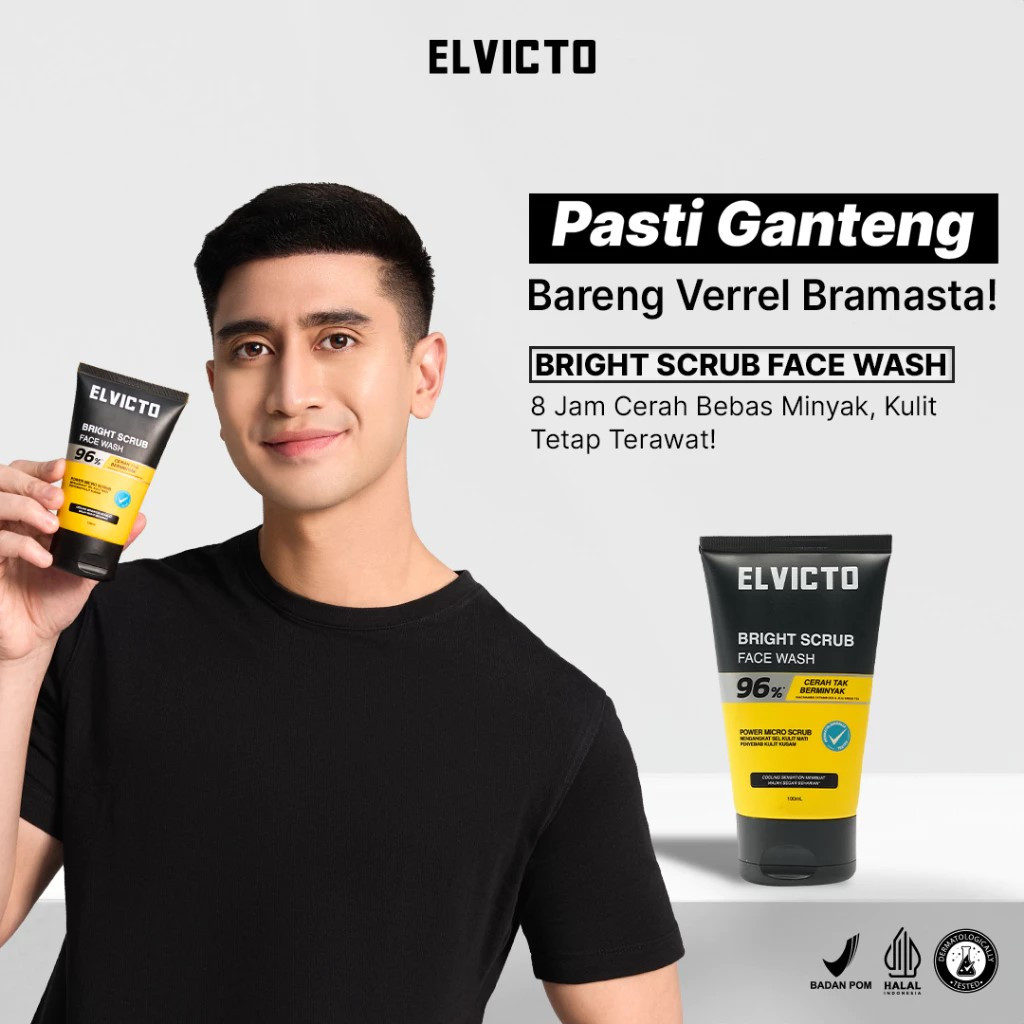 ELVICTO BRIGHT SCRUB FACE WASH