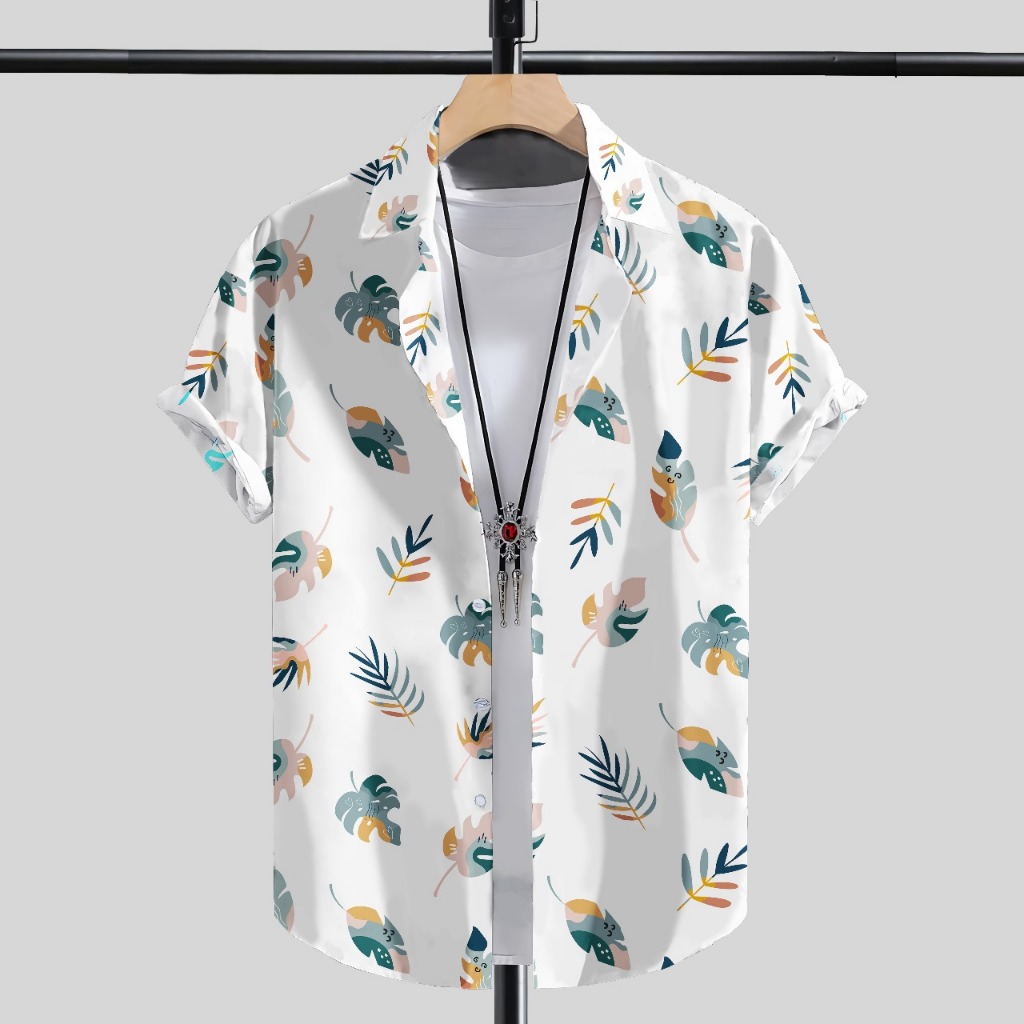 Kemeja Pria - Bohemian summer seamless