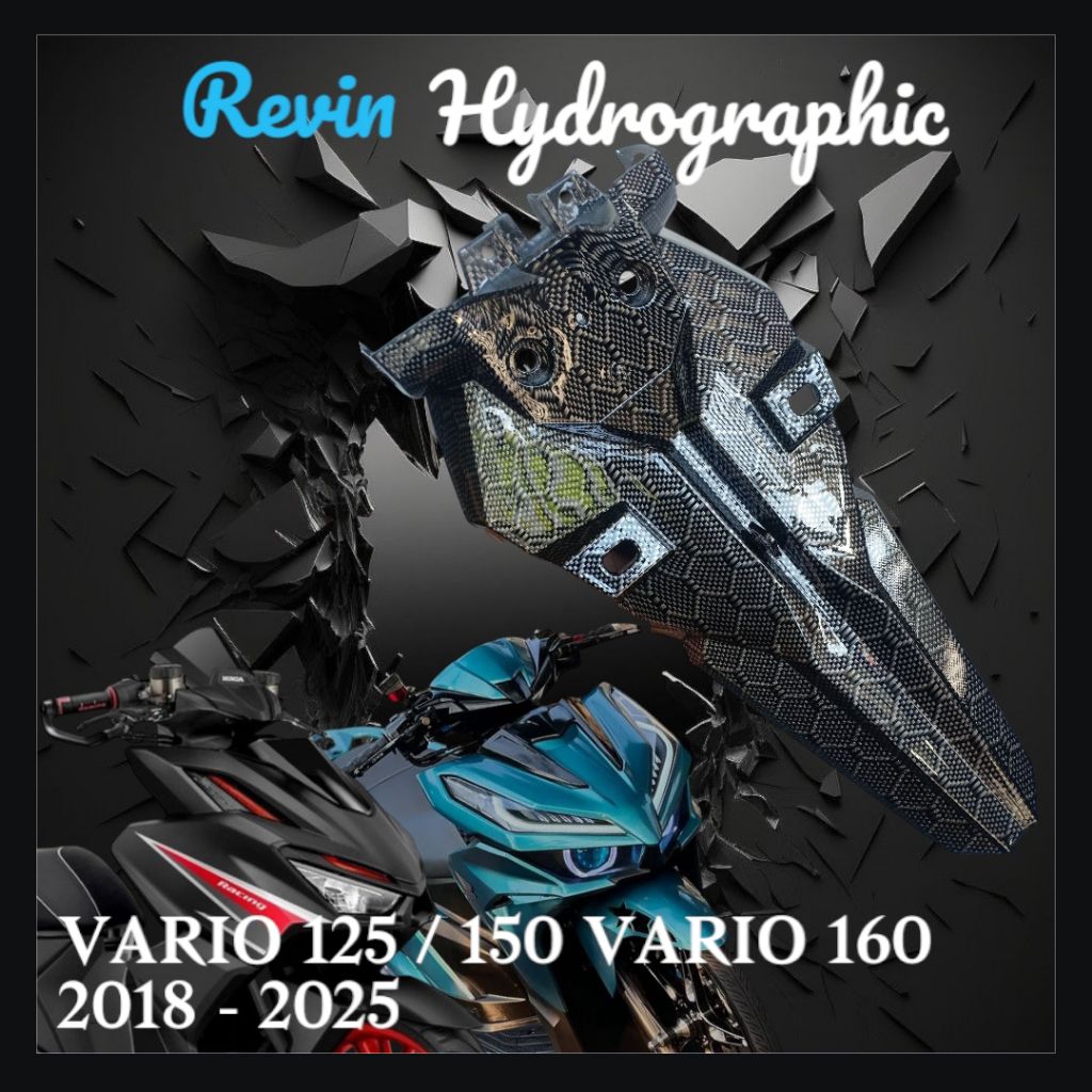 SPAKBOR BELAKANG VARIO NEW CARBON WTP HEXAGON