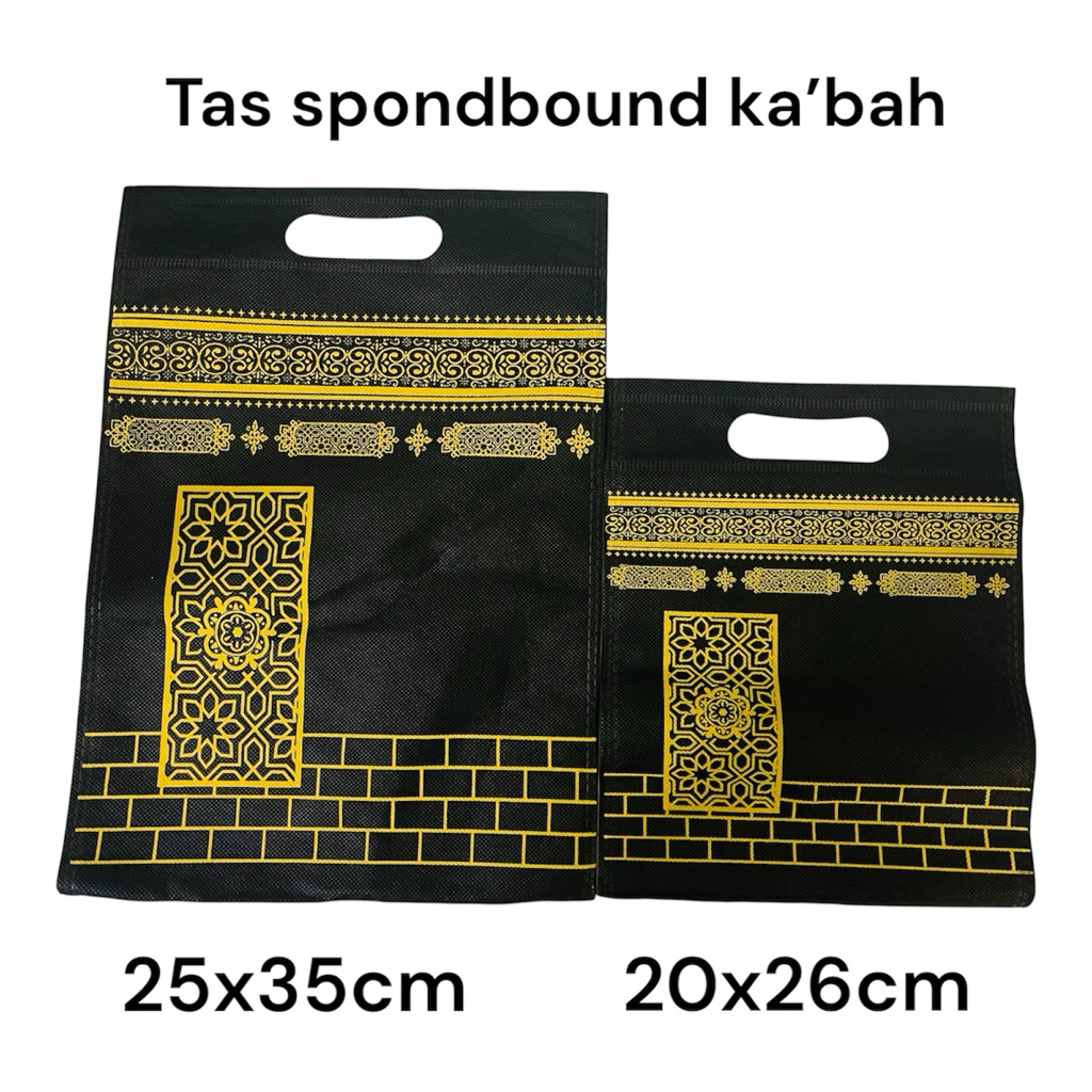 

tas sponbound ka’bah | tas oleh oleh haji umroh