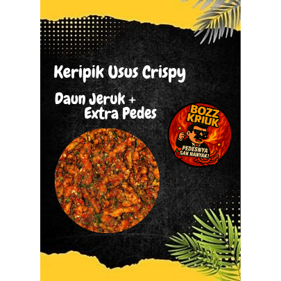 

Kripik Usus Ayam Crispy Gokil Extra Pedes + Daun Jeruk 1KG PROMO MURAH