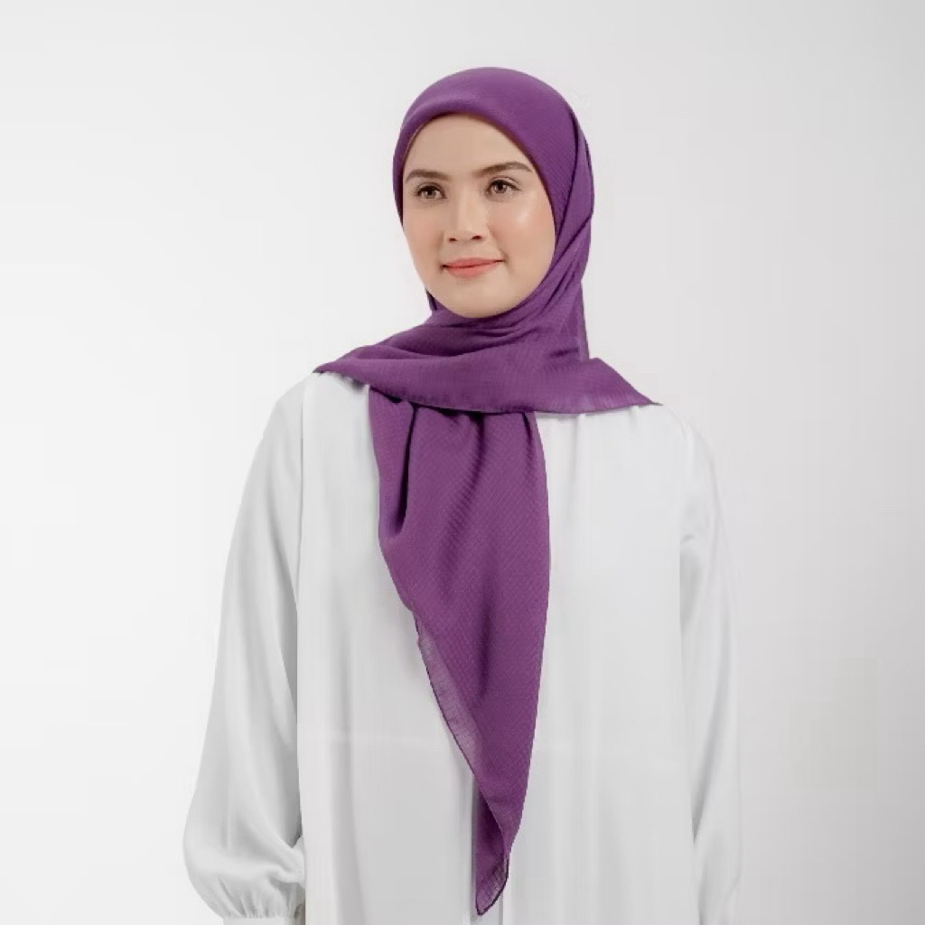 Hijab Segi Empat Polos Elzatta Hijab Polos Segiempat Paris