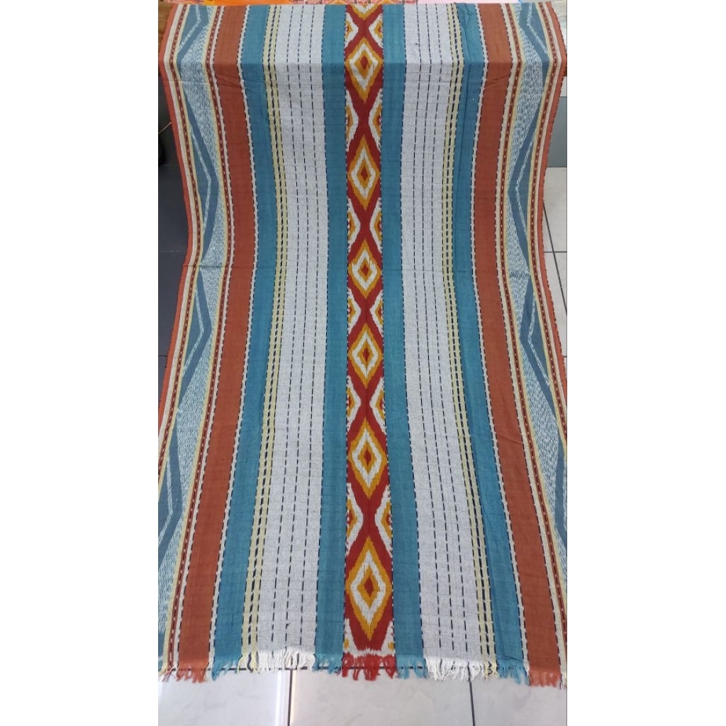 kain tenun etniq tenun ikat motif ntt premium serat nanas tenun jepara (uk 120x240)