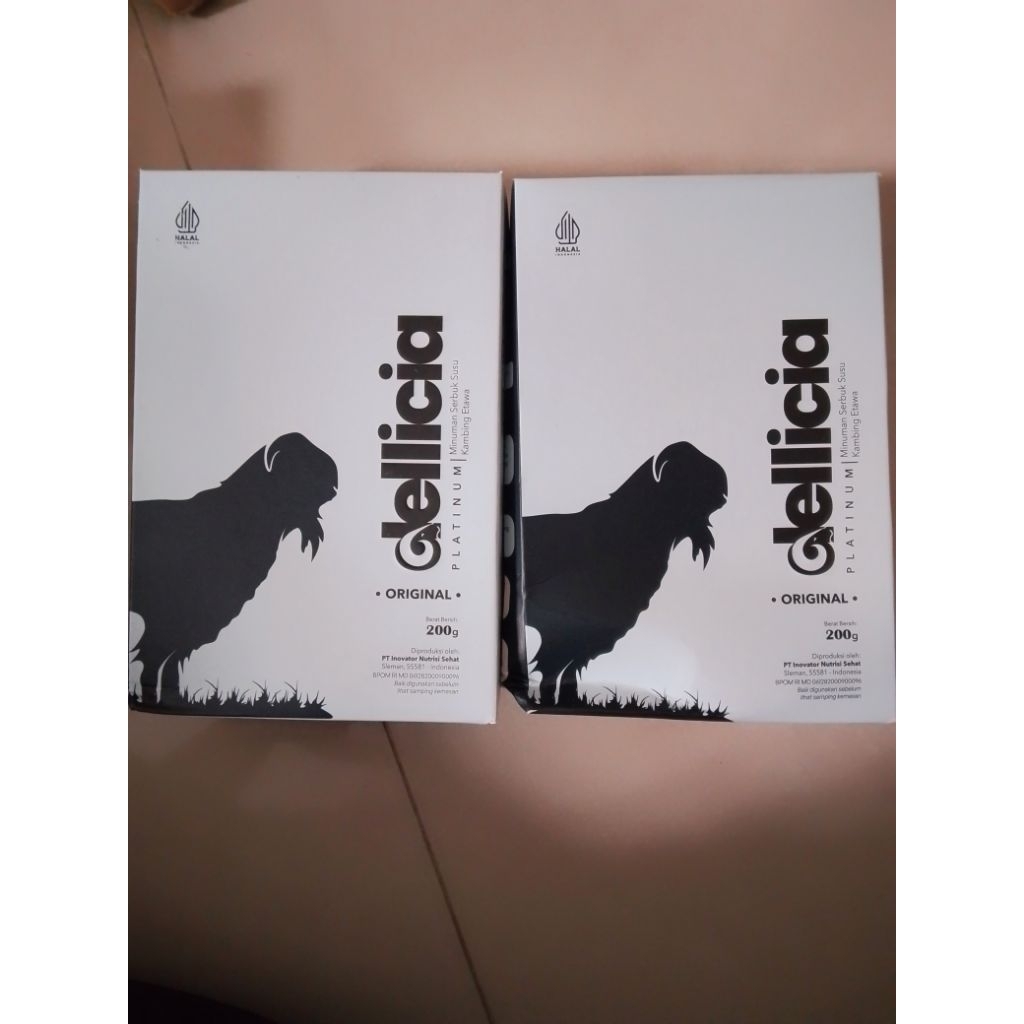 

Paket Bundling Dellicia Platinum susu Kambing Etawa(2 box) free gift
