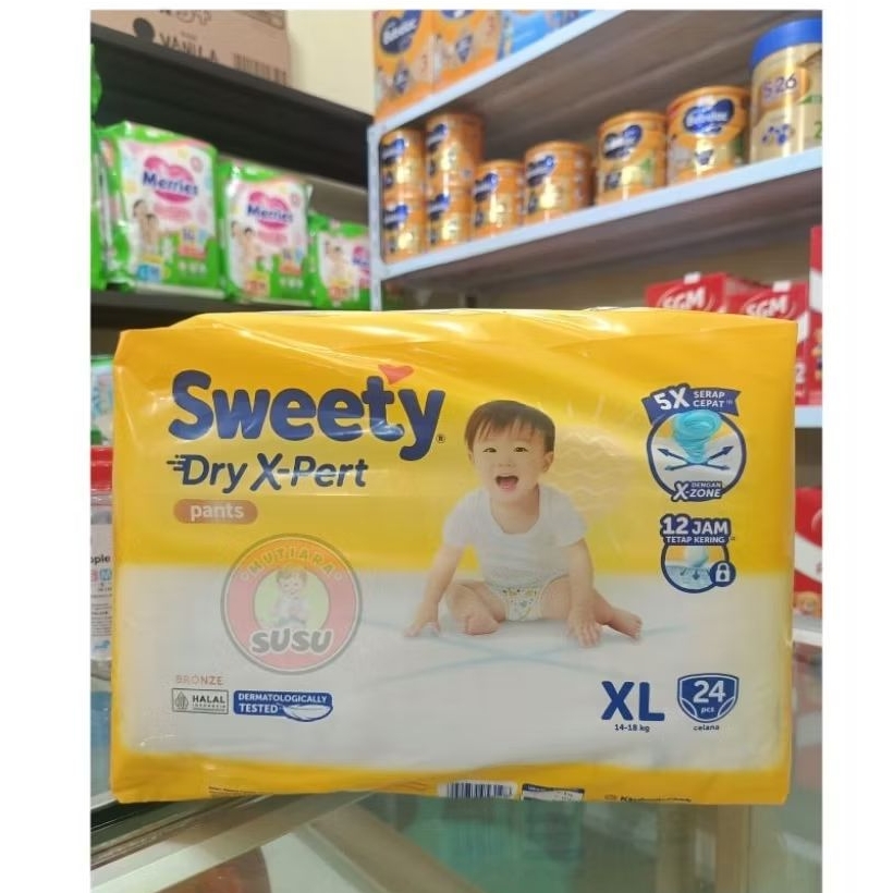 Pampers Sweety BRONZE Pants  Dry X-pert JUMBO XL24