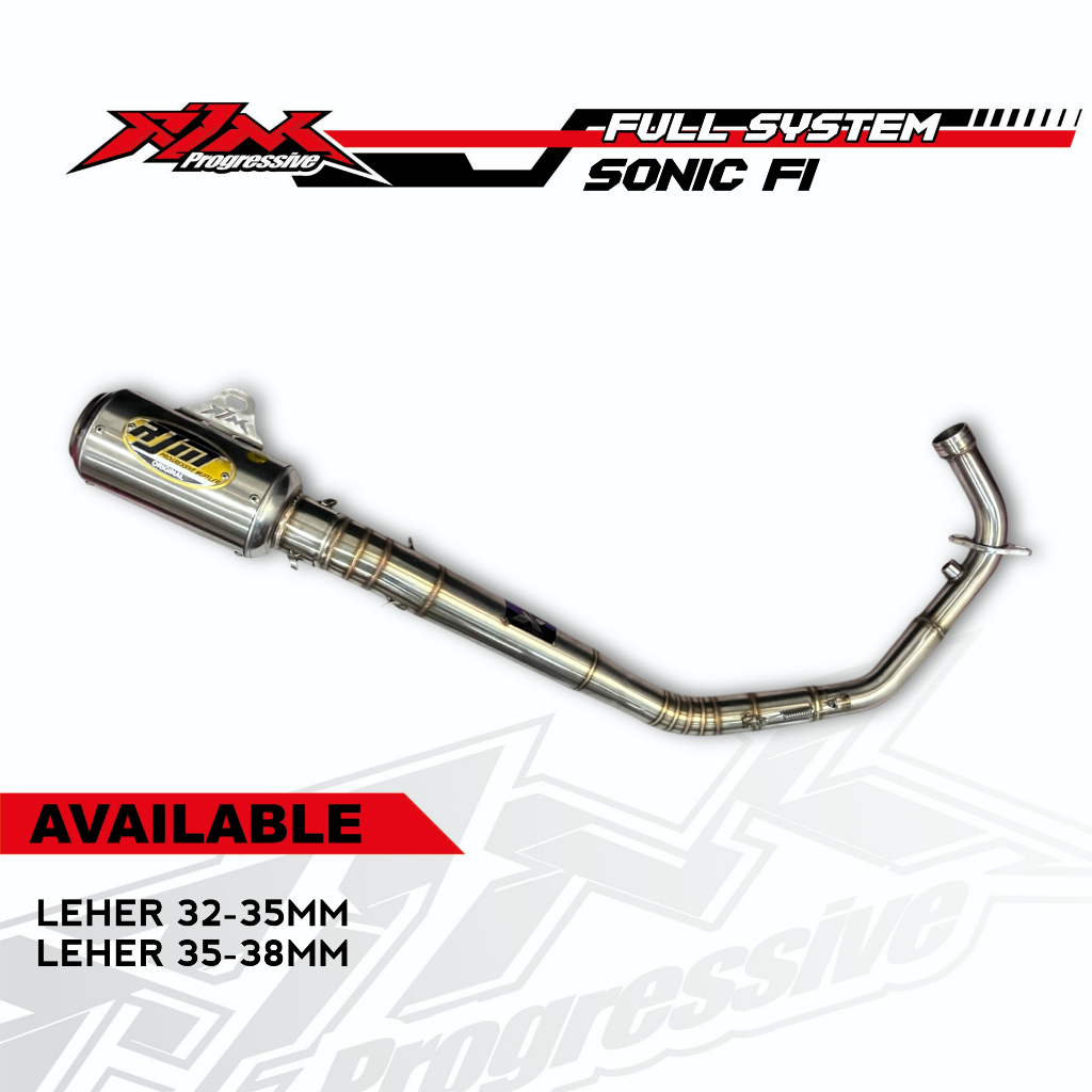 knalpot full system pnp honda sonic injeksi honda gtr150cc model roadrace inlet 50mm 51mm original r