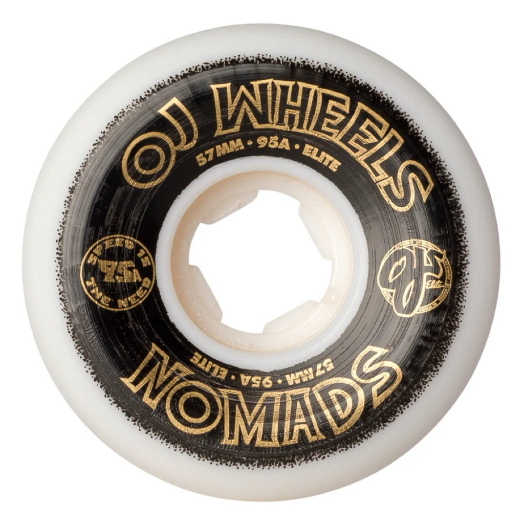 Oj Wheels Elite Nomads 57mm 95a Skateboard Wheels