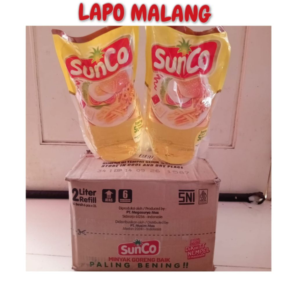 

(LAPO) [PILOK] Minyak Goreng Sunco 2 liter kartonan dan ecer