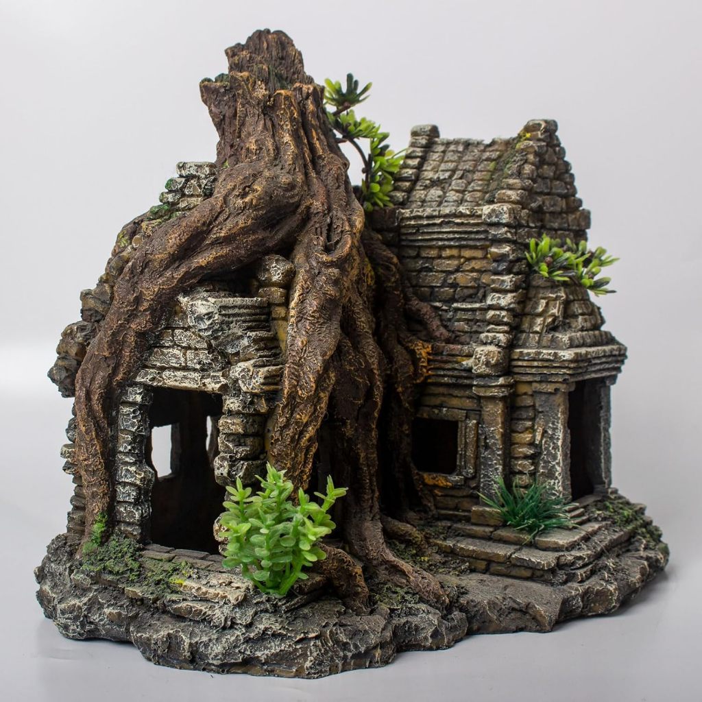 The root temple, kuil akar klasik, hiasan aquarium, hiasan aquarium kuil akar, kuil akar aquarium, k