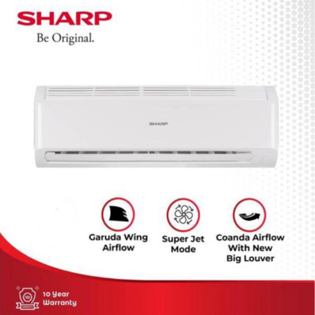 indoor ac SHARP 1/2 pk 5bey pengganti indoor yang rusak