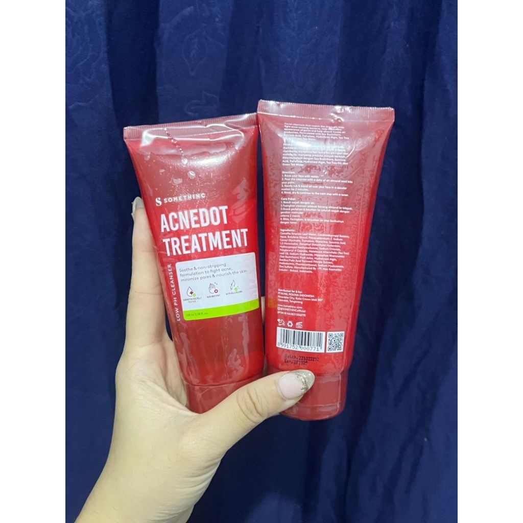 Somethinc Acnedot Cleanser Oily - Sabun Cuci Muka Berjerawat