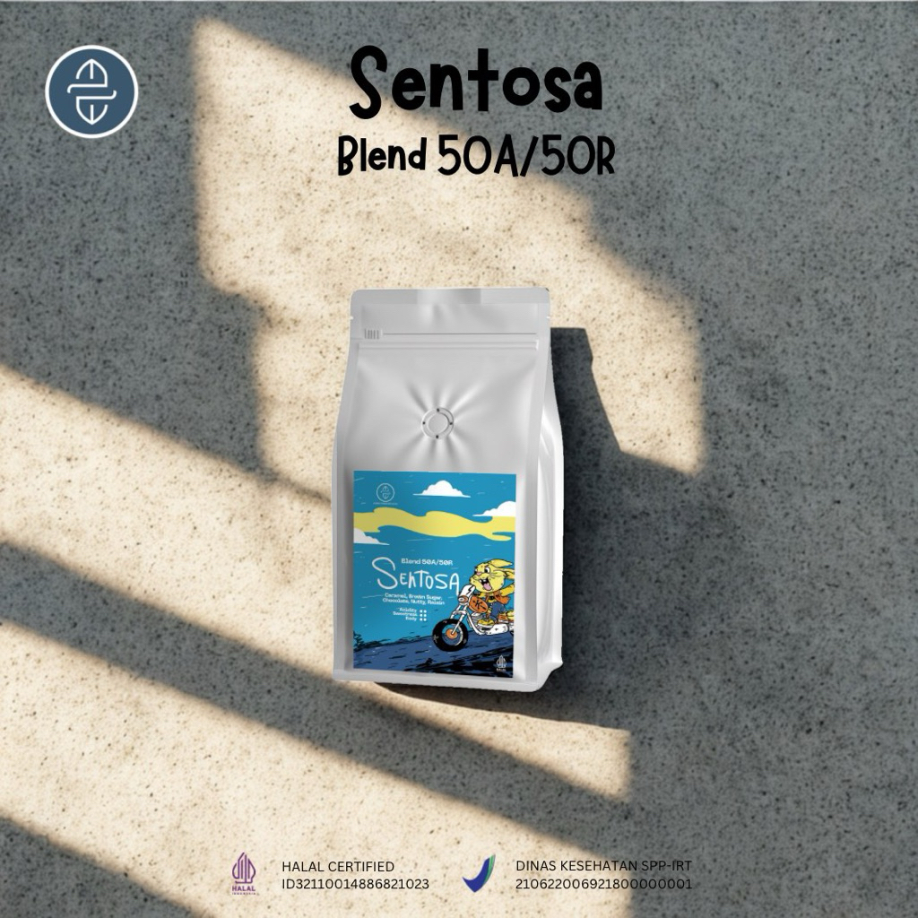 

Biji Kopi Blend 50% Arabica : 50% Robusta Sentosa - 250gr