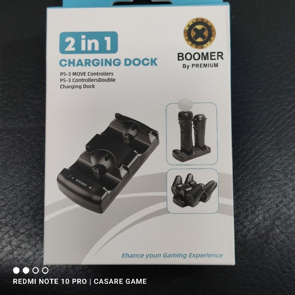 Charger docking stik PS3 2in1 ( Support Untuk Stik PS 3 Ori Mesin & OP )