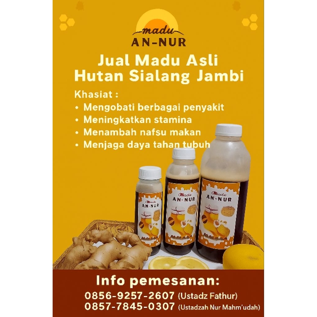 

Madu murni sialang jambi 1000ml