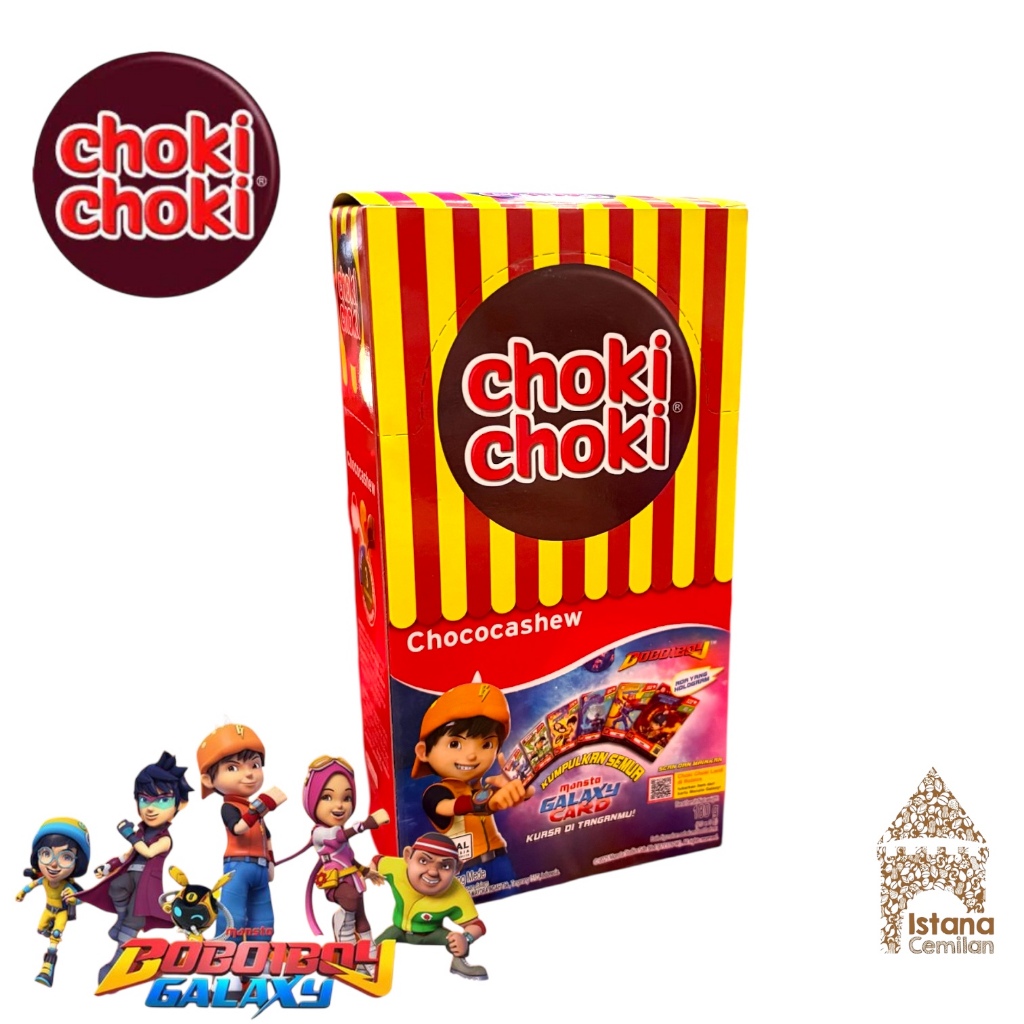 

Choki Choki Chococashew (20 pcs) Boboiboy Galaxy Card