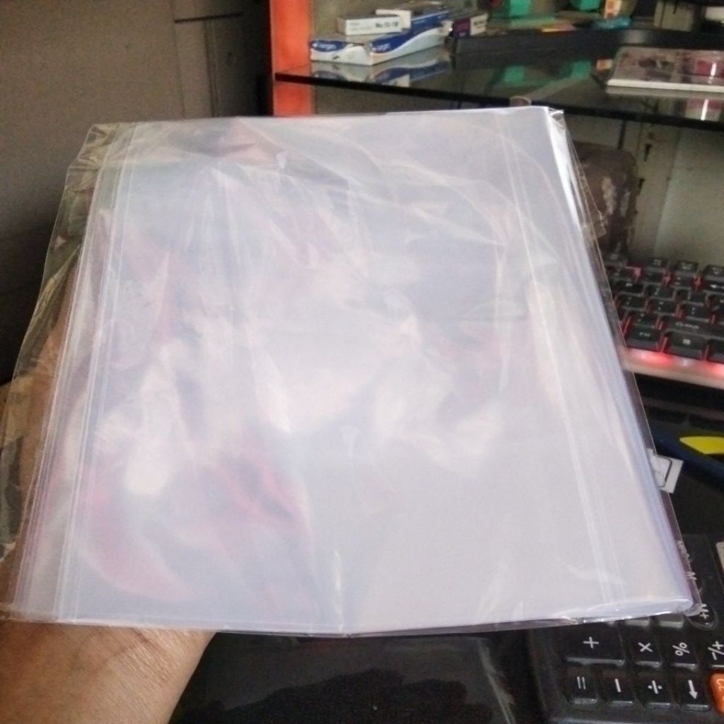 

Sampul Plastik Buku Biasa_isi 10 lembar/pak