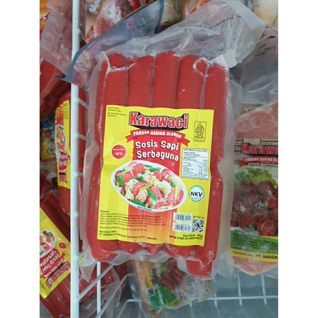 

Karawaci Sosis Sapi Serbaguna 500 grm