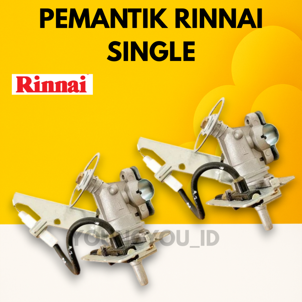 MESIN PEMANTIK API SINGLE ORI KOMPOR GAS RINNAI VALVE GAS - PEMANTIK KOMPOR RINNAI 522