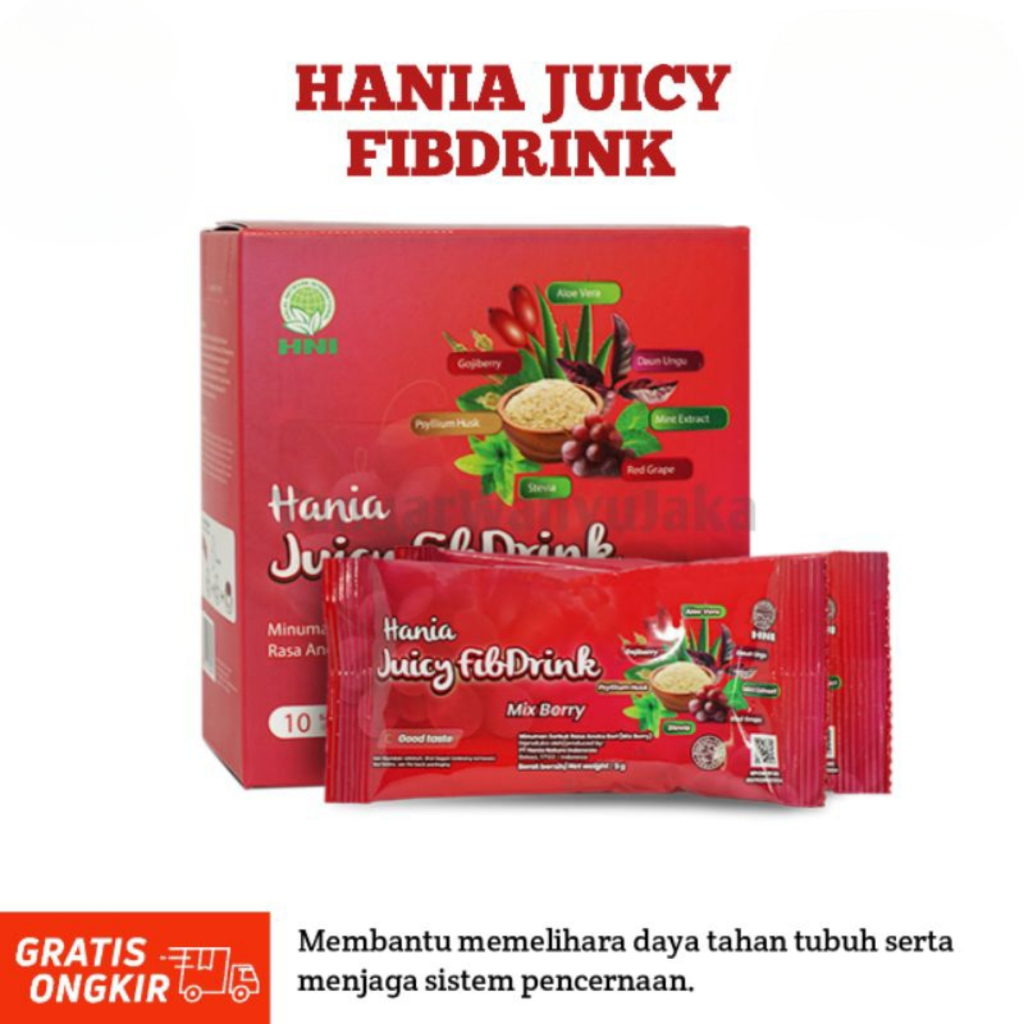 

HNI HANIA JUICY FIBDRINK MIXBERRY MINUMAN UNTUK DIET