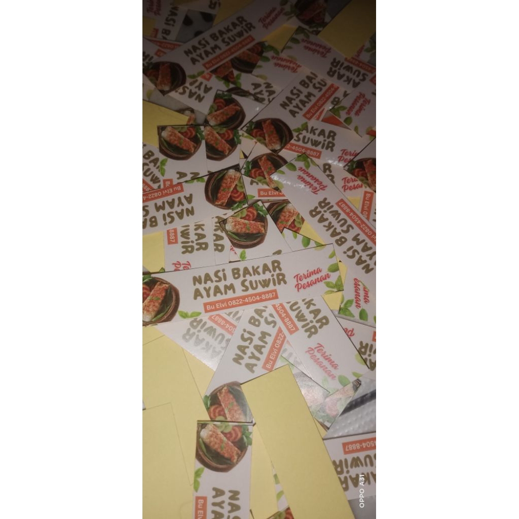 

Stiker bontac ukuran A3 + potong