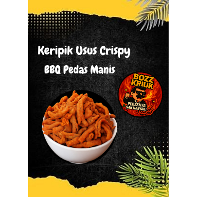 

Kripik Usus Ayam Crispy BBQ Pedas Manis 500gr PROMO MURAH