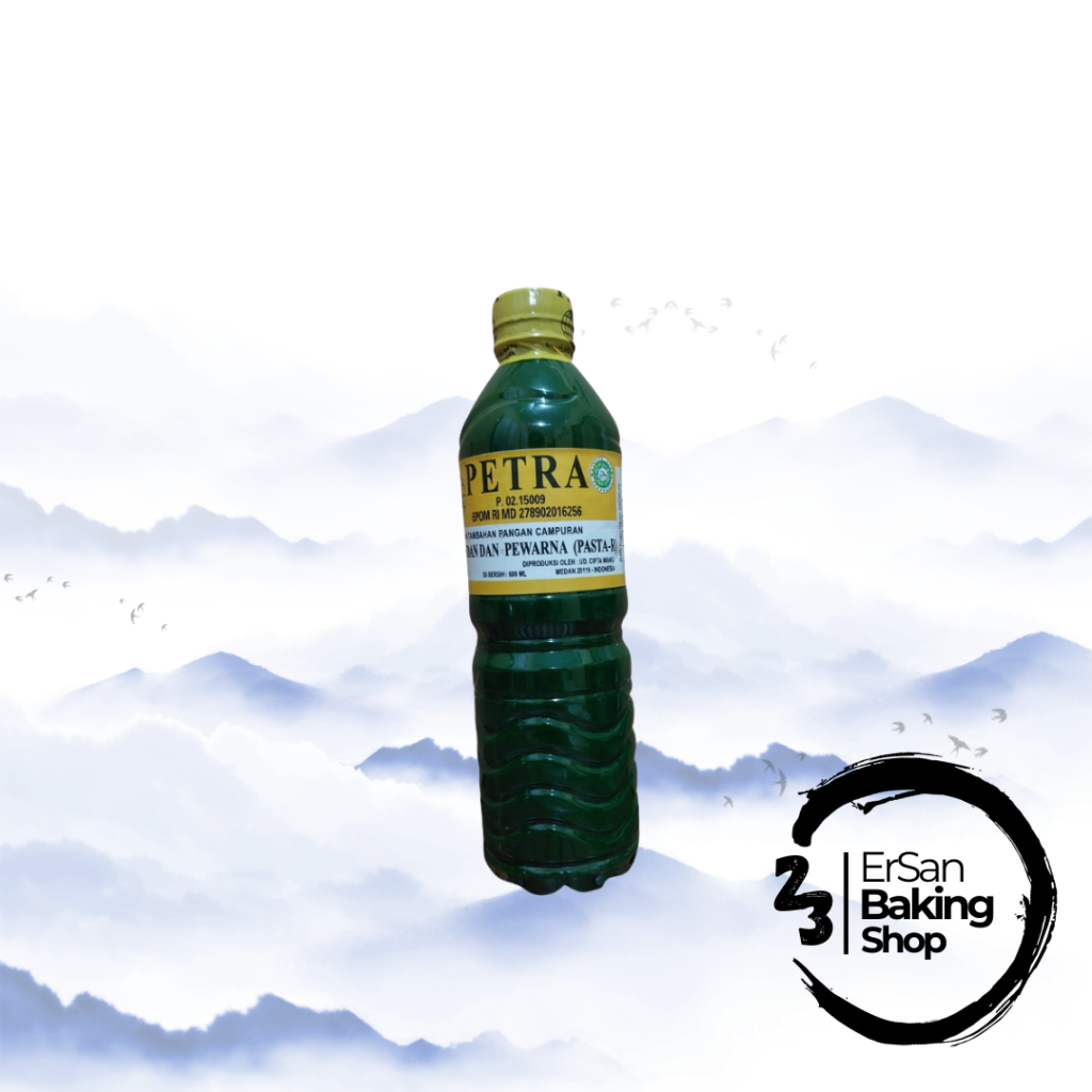 Pasta Pandan Petra/Perisa Pandan Petra/Perisa Makanan/Perisa Minuman/Pasta Kue/Perisa Kue 600gr
