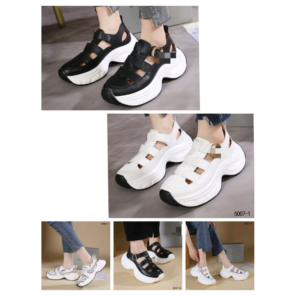 V192-1 / 5007-1 / 5007-8 / 5007-17 Platform Wedge Shoes Hb