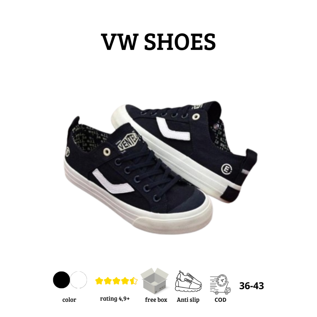 PROMO sepatu ventela evil x papa gading sepatu sekolah sneakers terbaik sepatu pria sepatu empuk