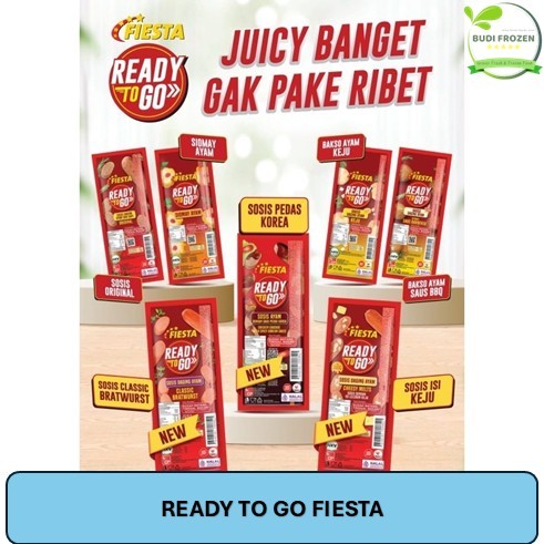 

SOSIS, BAKSO, SIOMAY SIAP MAKAN FIESTA READY TO GO SOSIS / BAKSO SIAP MAKAN