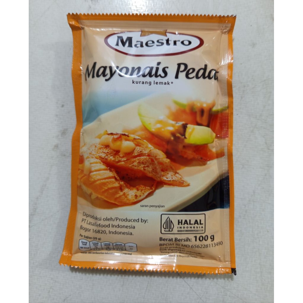 

MAESTRO mayonaise pedas 100gram