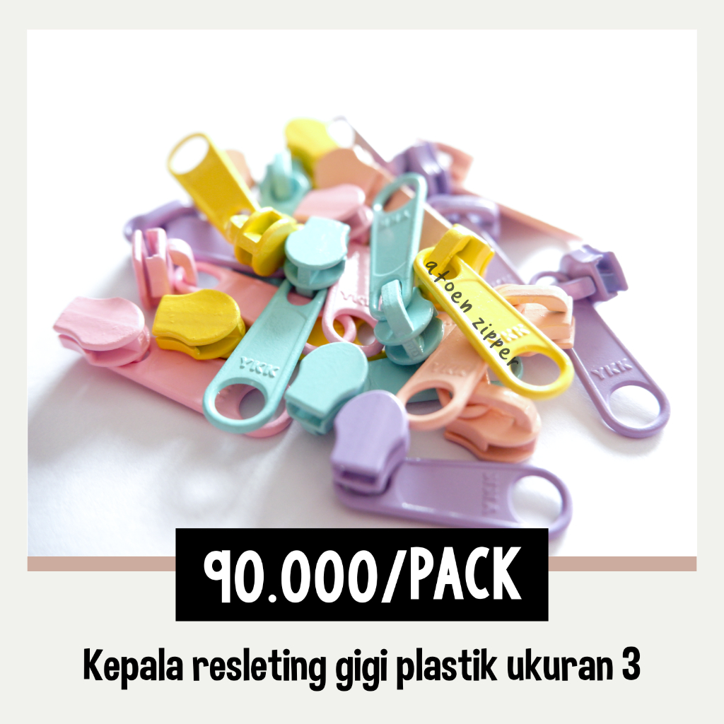 Kepala Resleting YKK No 3