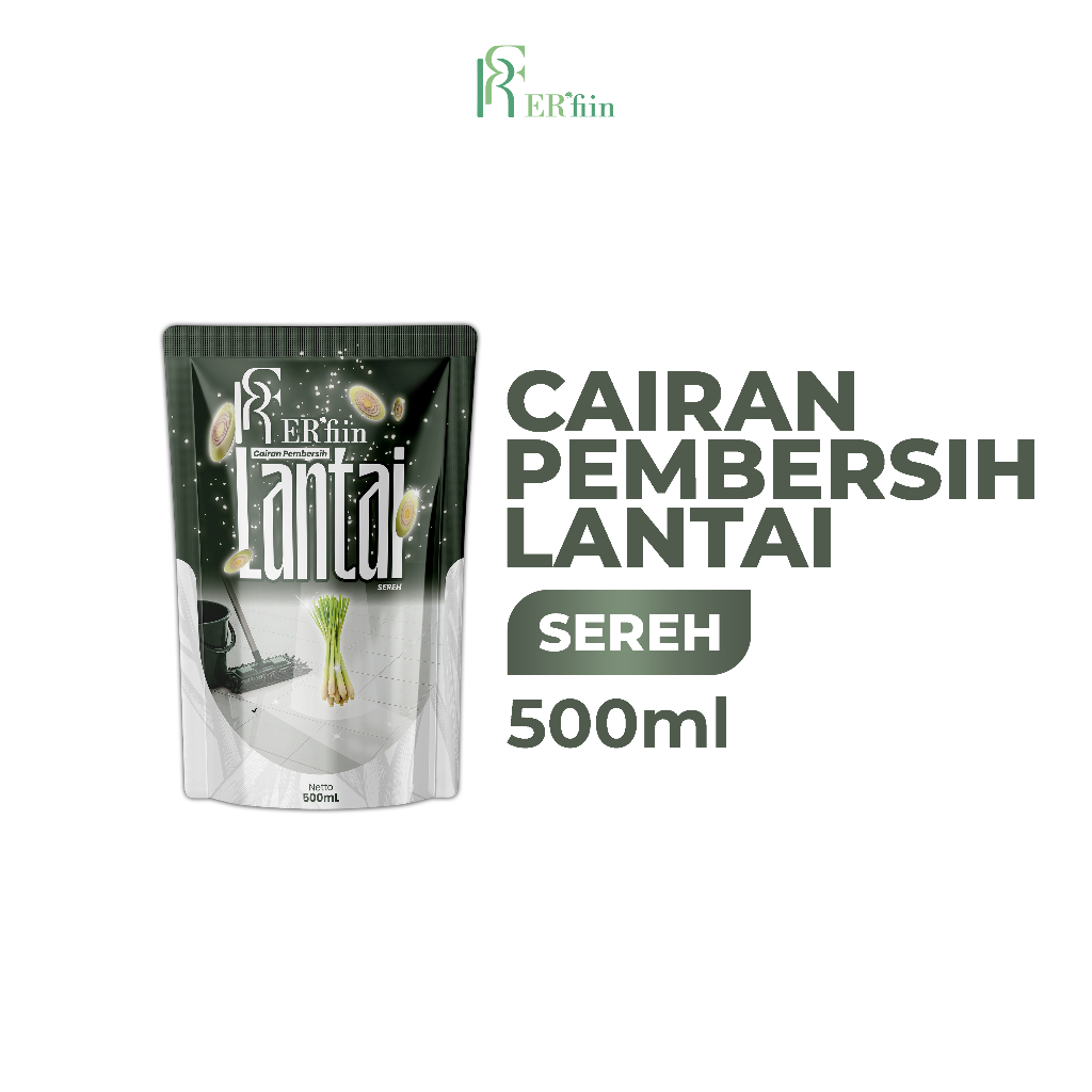 Erfiin Cairan Pembersih Lantai Aroma Sereh 500ml | superpel | sabun lantai | pembersih lantai | arom