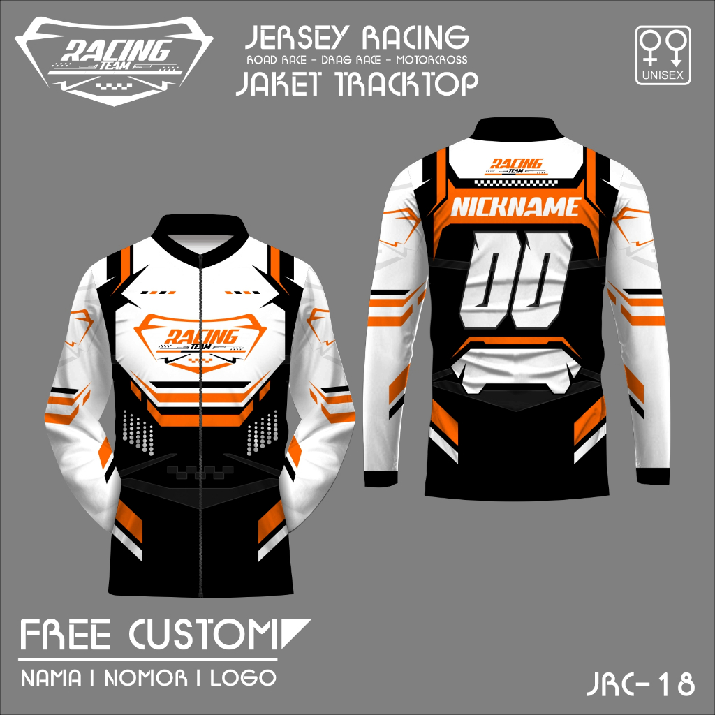 Jaket Jersey Racing Baju Balap Motor Kaos Road Race Motocross