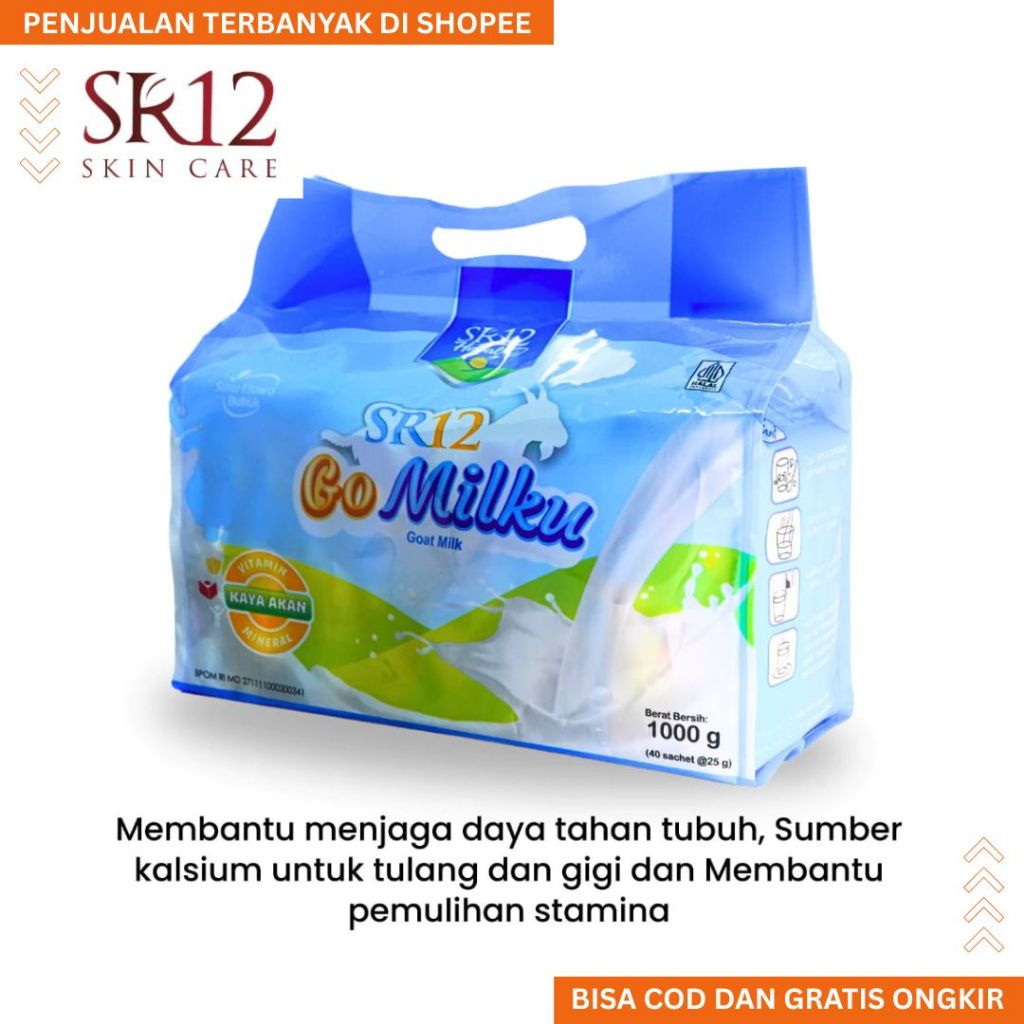 

SR12 Go Milku 40 Sachet – Susu Kambing Etawa Bubuk Kaya Nutrisi & Manfaat