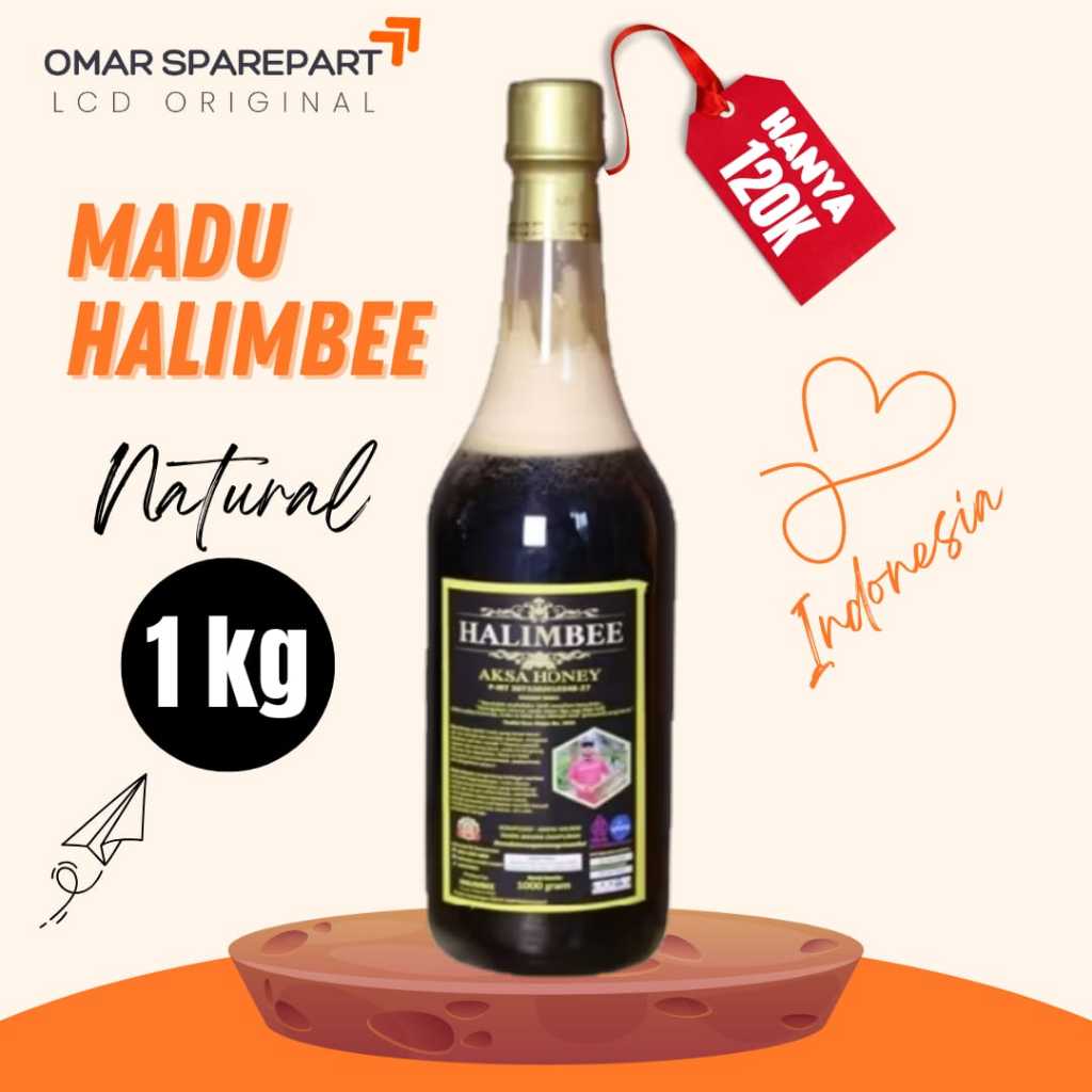

COD Madu Halimbee Aksa Honey Asli Murni Hutan Nektar Akasia Grad A super Kemasan Botol Baru 1 kg