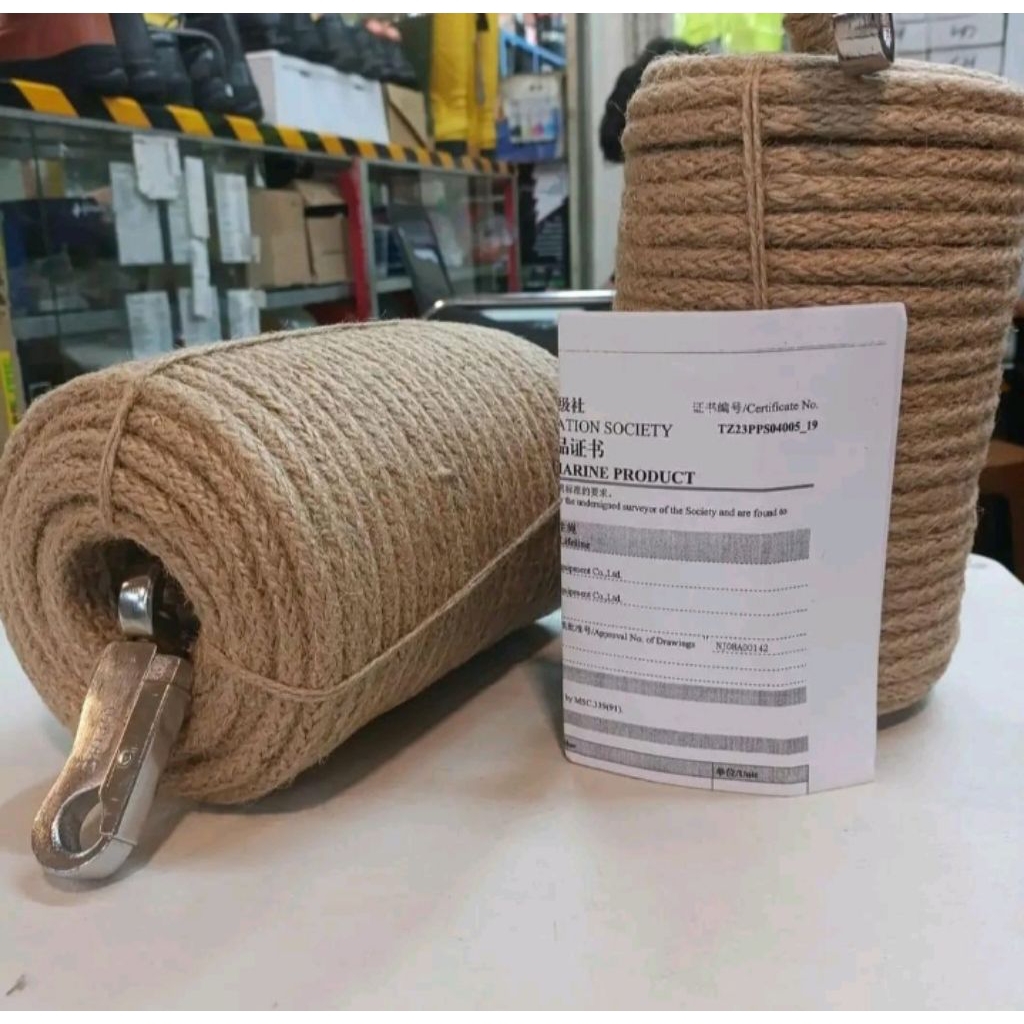 

Tali Tahan Api 12mm x 40meter / Tali Tahan Panas 12mm